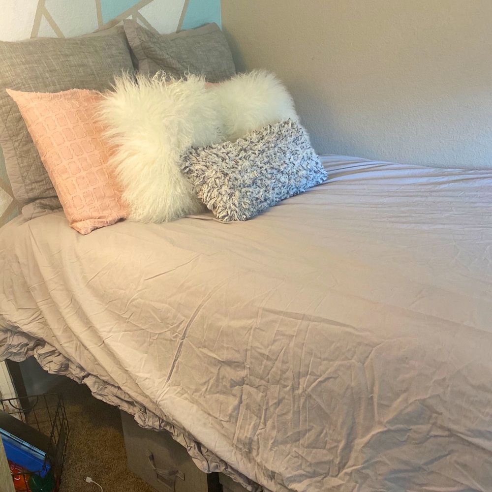 Urban Outfitters Gray Duvet